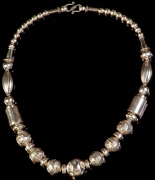 Sterling Beaded Fine Necklace