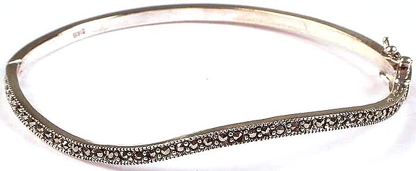 Sterling Bracelet with Marcasite