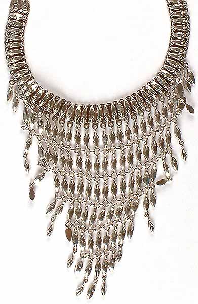 Sterling Chandelier Necklace From Ratangarhi