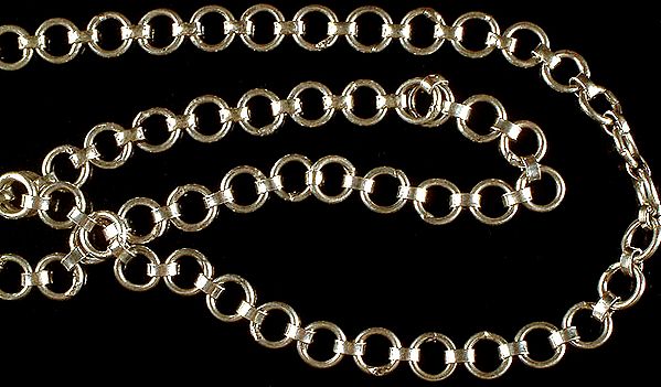Sterling Connector Chain (Price Per 12 Inches)