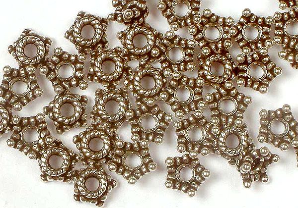Sterling Crown Beads