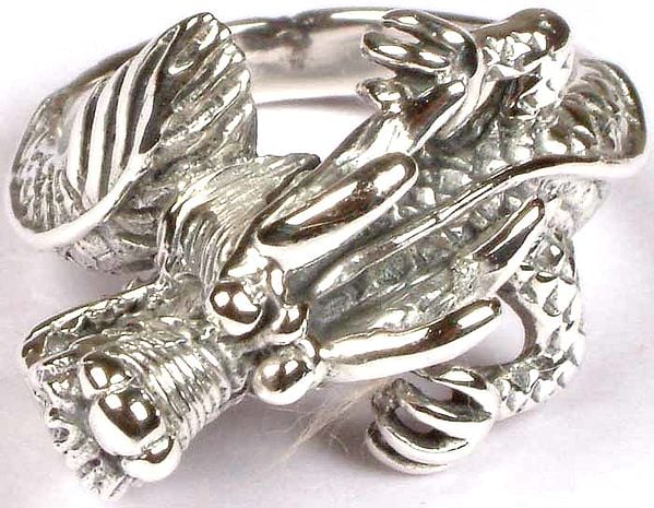 Sterling Dragon Ring