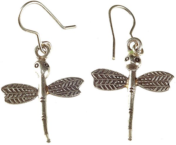 Sterling Dragonfly Earrings