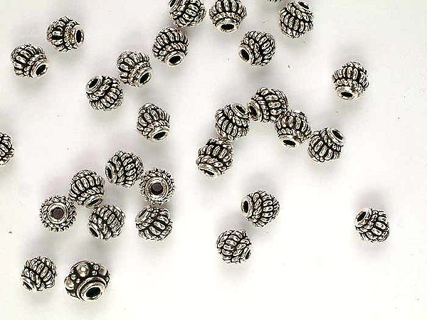 Sterling Drum Beads