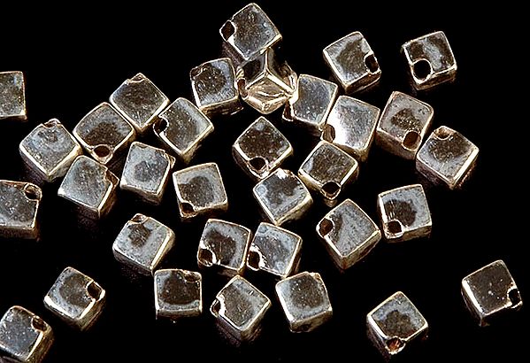Sterling Edge to Edge Drilled Cubes (Price Per Four Pieces)