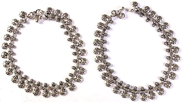 Sterling Fertility Anklets (Price Per Pair)