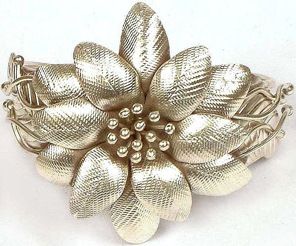 Sterling Flower Bracelet