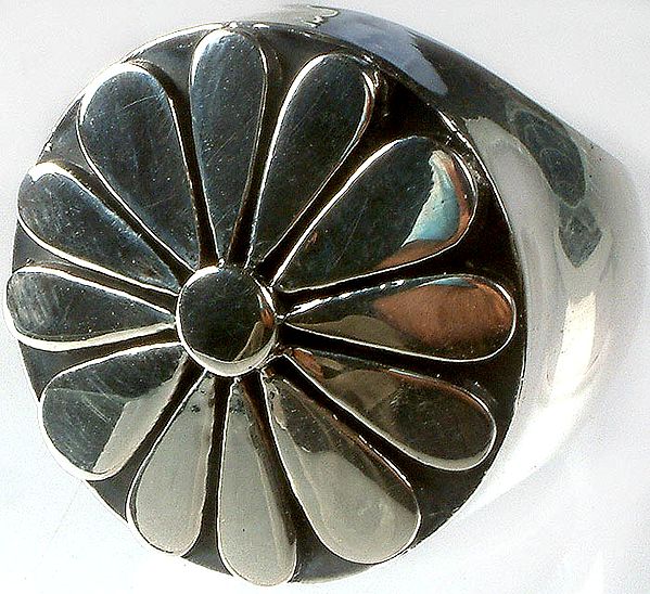 Sterling Flower Ring