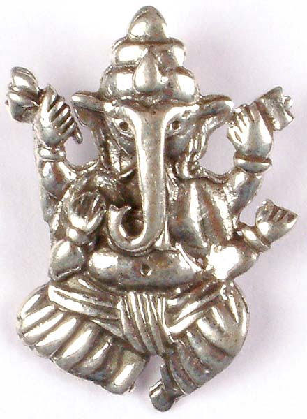 Sterling Ganesha Pendant