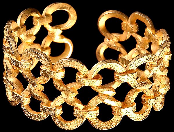 Gold-plated Bracelet Penannular