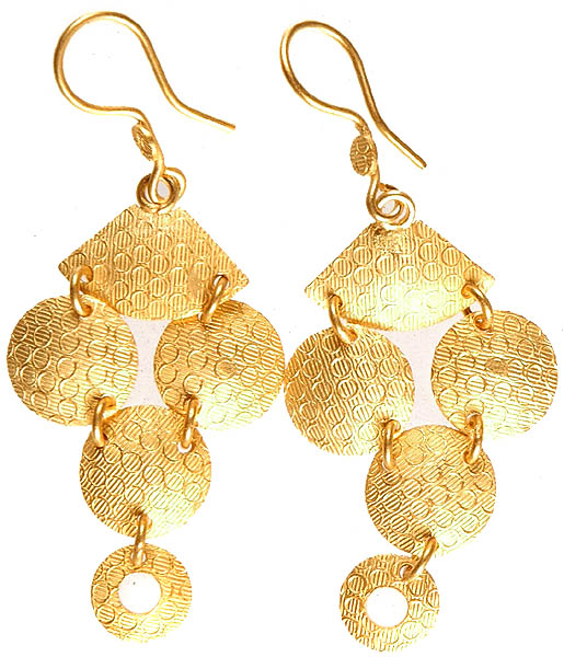 Sterling Gold Plated  Earrings