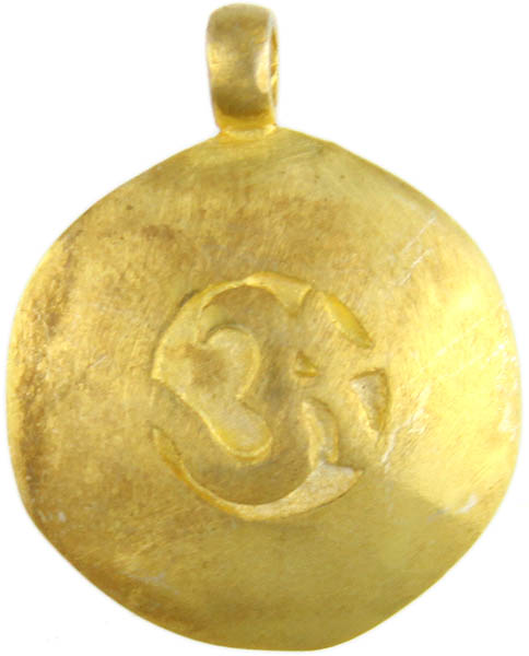 Sterling Gold Plated Om (AUM) Pendant