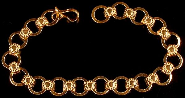 Sterling Gold Plated Ratangarhi Bracelet