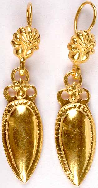Sterling Gold Plated Ratangarhi Earrings