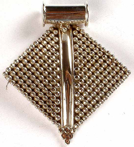Sterling Granulated Pendant
