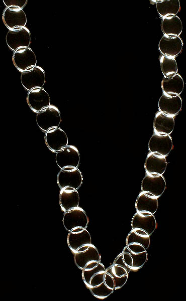 Sterling Hoops Necklace