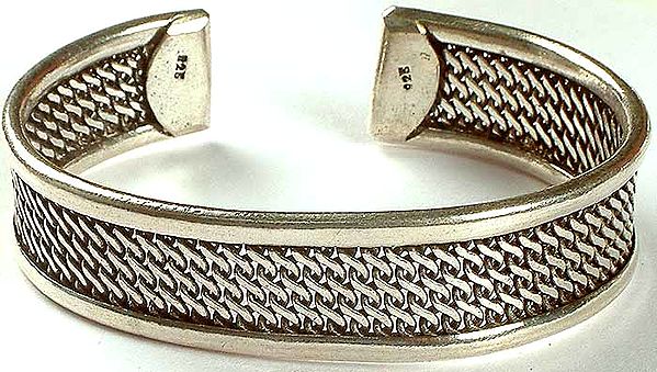 Sterling Matted Bracelet