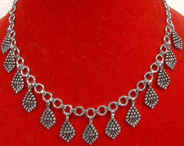 Sterling Necklace with Dangles