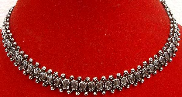 Sterling Necklace with Mango Motifs