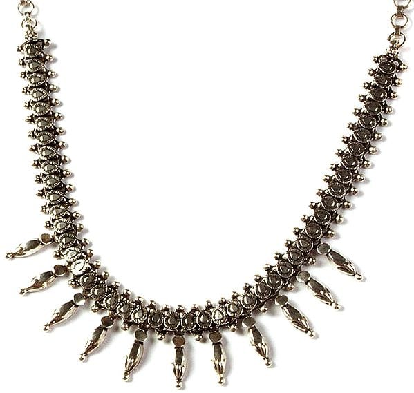 Sterling Necklace with Spikes