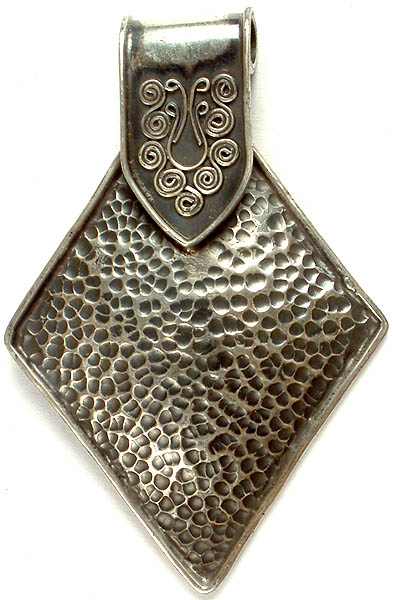 Sterling Pendant with Dimples