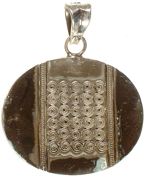 Sterling Pendant with Spirals