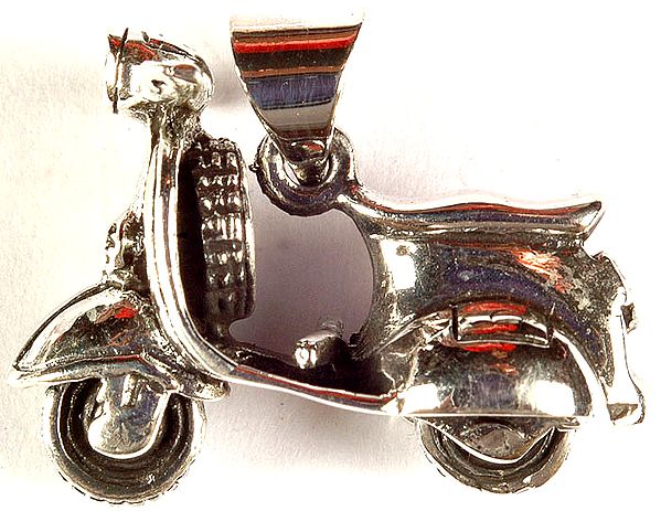 Sterling Scooter Pendant