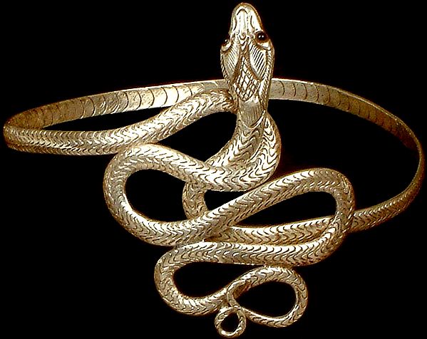 Sterling Serpent Armlet