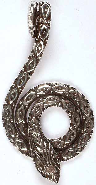 Sterling Serpent Pendant