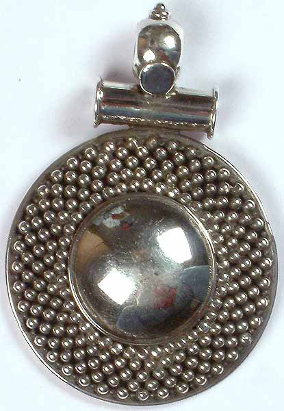 Sterling Shield with Granulation