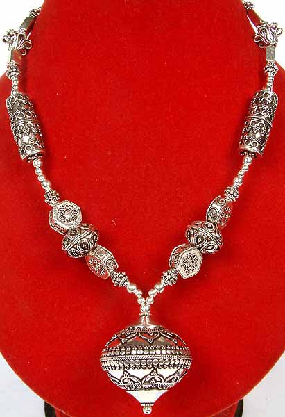 Sterling Silver Designer Necklace