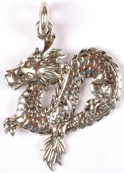 Sterling Silver Dragon Pendant