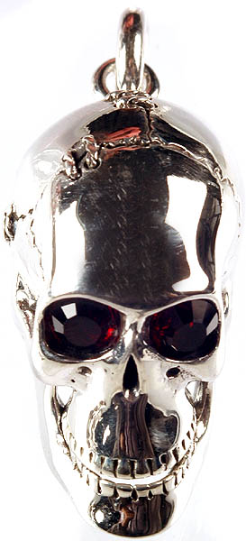 Sterling Skull Pendant