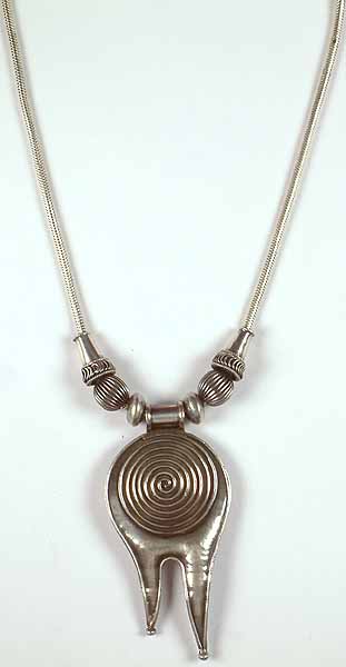 Sterling Spiral Necklace