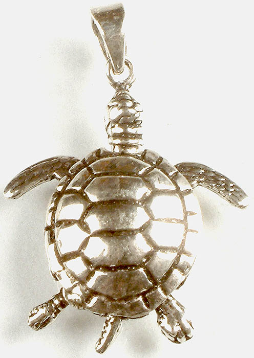 Sterling Tortoise Pendant