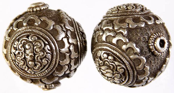 Superfine Handcarved Buddhist Symbols Nepalese Beads (Price Per Piece) (Mixed Lot)