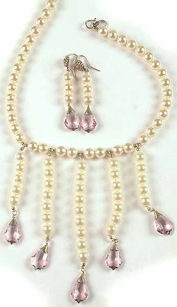 Swarovski Necklace & Earrings Set