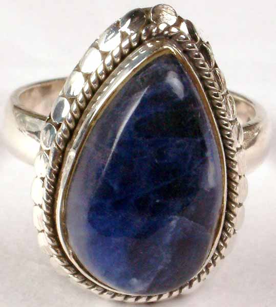 Tear Drop Sodalite Ring