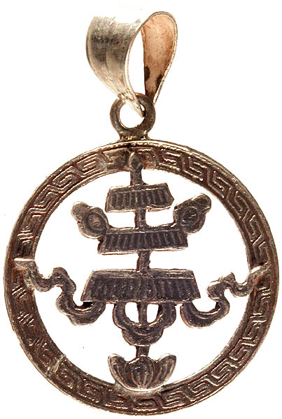 The Auspicious Parasol (Ashtamangala) Pendant
