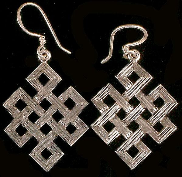 The Endless Knot (Sterling Earrings)