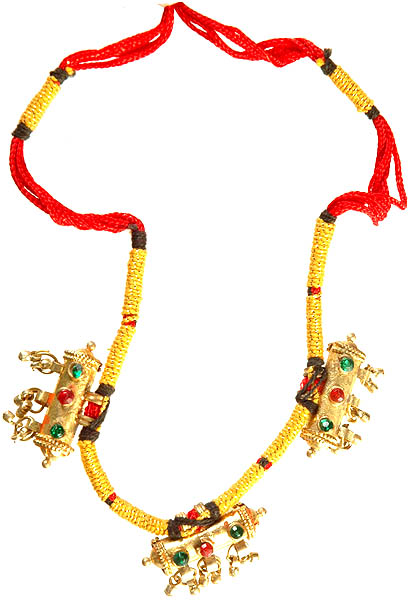 Three Amulets Necklace