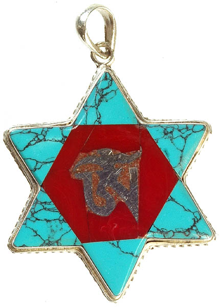 Tibetan Om (AUM) Star Pendant