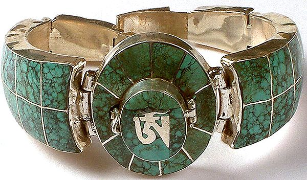 Tibetan Om Inlay Bracelet