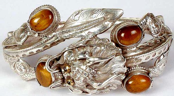 Tiger Eye Dragon Bracelet