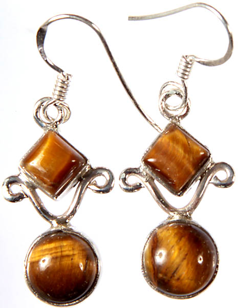 Tiger Eye Earrings