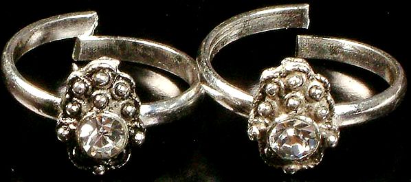 Toe Rings with Granulation