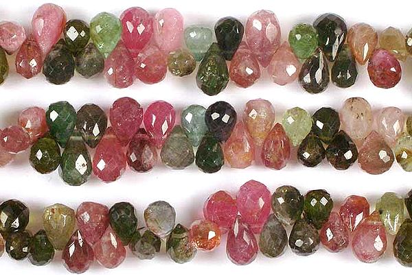 Tourmaline Faceted Drops