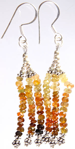 Tourmaline Israel Cut Shower Earrings