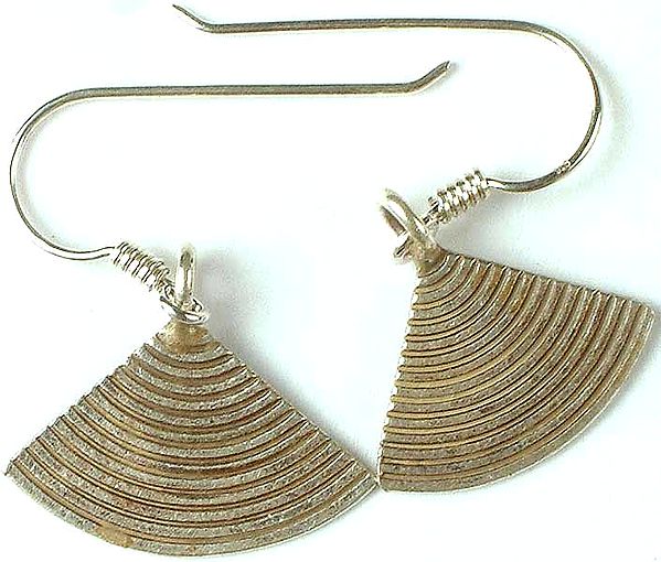 Triangular Incised Earrings