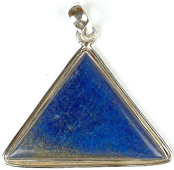 Triangular Lapis Lazuli Pendant